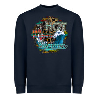 Navy hot mom summer Heavyweight Sweatshirt - SublimationCraftShop