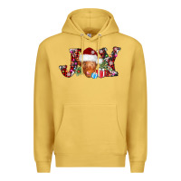 Antique Gold joy christmas heifer Premium Hoodie - AdoDesignShop