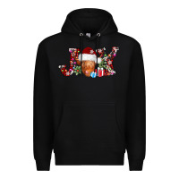 Black joy christmas heifer Premium Hoodie - AdoDesignShop