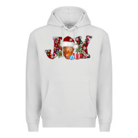 Dove Grey joy christmas heifer Premium Hoodie - AdoDesignShop