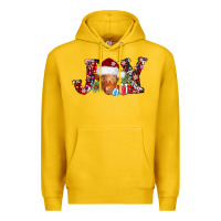 Lemon joy christmas heifer Premium Hoodie - AdoDesignShop