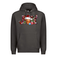 Smoke joy christmas heifer Premium Hoodie - AdoDesignShop