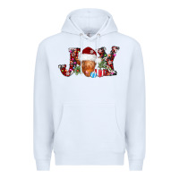 White joy christmas heifer Premium Hoodie - AdoDesignShop