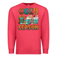 Cardinal cozy season winter coffee cups Premium Sweatshirt - MaliasSmallBusiness