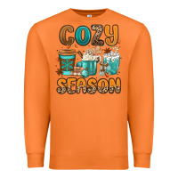 Carrot cozy season winter coffee cups Premium Sweatshirt - MaliasSmallBusiness