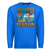 True Royal cozy season winter coffee cups Premium Sweatshirt - MaliasSmallBusiness
