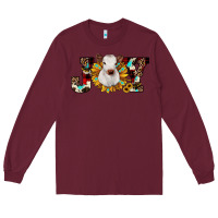 Burgundy christmas joy Long Sleeve Tee - JahusDesignShop