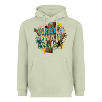 Matcha pray wait trust crosses christian Heavyweight Hoodie - NancyCooperArtShop