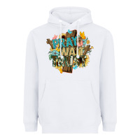 White pray wait trust crosses christian Heavyweight Hoodie - NancyCooperArtShop