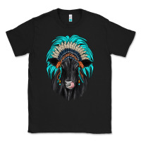 Black black angus indian headdress Classic Tee - JahusDesignShop