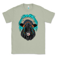 Matcha black angus indian headdress Classic Tee - JahusDesignShop