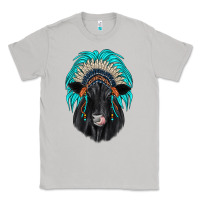 Moon Dust black angus indian headdress Classic Tee - JahusDesignShop