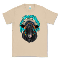 Mushroom black angus indian headdress Classic Tee - JahusDesignShop