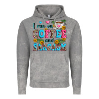 I Run On Coffee And Sarcasm Vintage Hoodie | Teevron