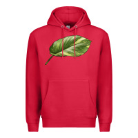 Cardinal Golden Pothos Leaf Premium Hoodie - LillyAllenDesigns