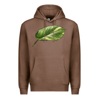 Chestnut Golden Pothos Leaf Premium Hoodie - LillyAllenDesigns