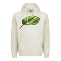 Oatmeal Heather Golden Pothos Leaf Premium Hoodie - LillyAllenDesigns