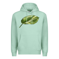 Seafoam Golden Pothos Leaf Premium Hoodie - LillyAllenDesigns