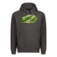Smoke Golden Pothos Leaf Premium Hoodie - LillyAllenDesigns