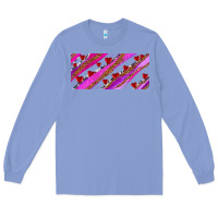 Colony Blue leopar and cowhide with heart candies Long Sleeve Tee - AdoDesignShop