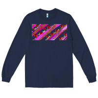 Navy leopar and cowhide with heart candies Long Sleeve Tee - AdoDesignShop