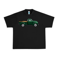 Black western green truck right side view 1 Urban Heavy Tee - FaDigitalArtStudio