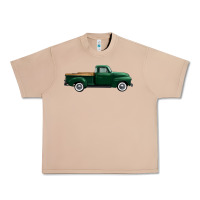 Burro western green truck right side view 1 Urban Heavy Tee - FaDigitalArtStudio