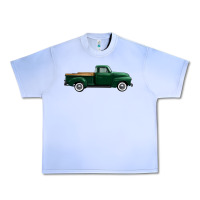 Grape Ice western green truck right side view 1 Urban Heavy Tee - FaDigitalArtStudio