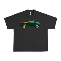 Pigment Black western green truck right side view 1 Urban Heavy Tee - FaDigitalArtStudio