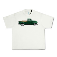 Pistachio western green truck right side view 1 Urban Heavy Tee - FaDigitalArtStudio