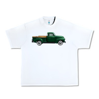White western green truck right side view 1 Urban Heavy Tee - FaDigitalArtStudio