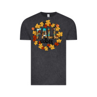 Vintage Black fall vibes Vintage Tee - CowhideDigitalArt