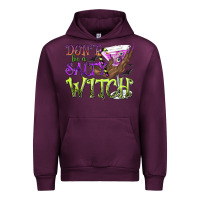 Mauve Wine Don't Be a Salty Witch Urban Hoodie - texasbilliewilder
