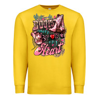 Lemon boots never broke my heart Premium Sweatshirt - NancyCooperArtShop