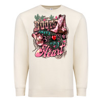 Sandshell boots never broke my heart Premium Sweatshirt - NancyCooperArtShop
