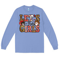 Let's Do This Girls Baseball Long Sleeve Tee | Teevron