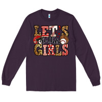 Plum let's do this girls baseball Long Sleeve Tee - Jasminsmagicworld