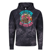 Cloud Black i hate everyone but coffee helps Vintage Hoodie - Zillion Design Studio