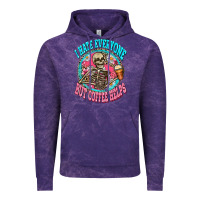I Hate Everyone But Coffee Helps Vintage Hoodie | Teevron