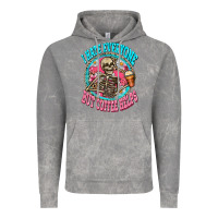 Cloud Rock i hate everyone but coffee helps Vintage Hoodie - Zillion Design Studio