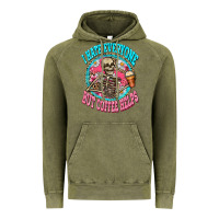 Vintage Olive i hate everyone but coffee helps Vintage Hoodie - Zillion Design Studio