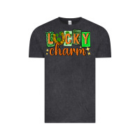 Vintage Black Lucky charm st. patricks day Vintage Tee - Neo Western