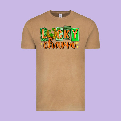 Lucky Charm St. Patricks Day Vintage Tee Designed By Neo Western