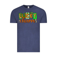 Vintage Denim Lucky charm st. patricks day Vintage Tee - Neo Western