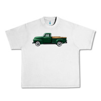 Lunar Rock western green truck right side view Urban Heavy Tee - FaDigitalArtStudio
