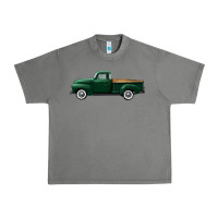 Tornado western green truck right side view Urban Heavy Tee - FaDigitalArtStudio
