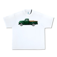 Western Green Truck Right Side View Urban Heavy Tee | Teevron