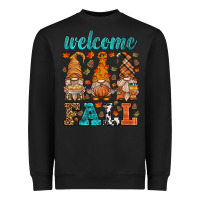 Black welcome fall gnome Heavyweight Sweatshirt - HRA Design Shop