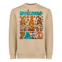 Mushroom welcome fall gnome Heavyweight Sweatshirt - HRA Design Shop