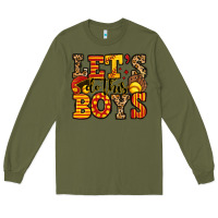 Army Green let's do this boys softball Long Sleeve Tee - Jasminsmagicworld